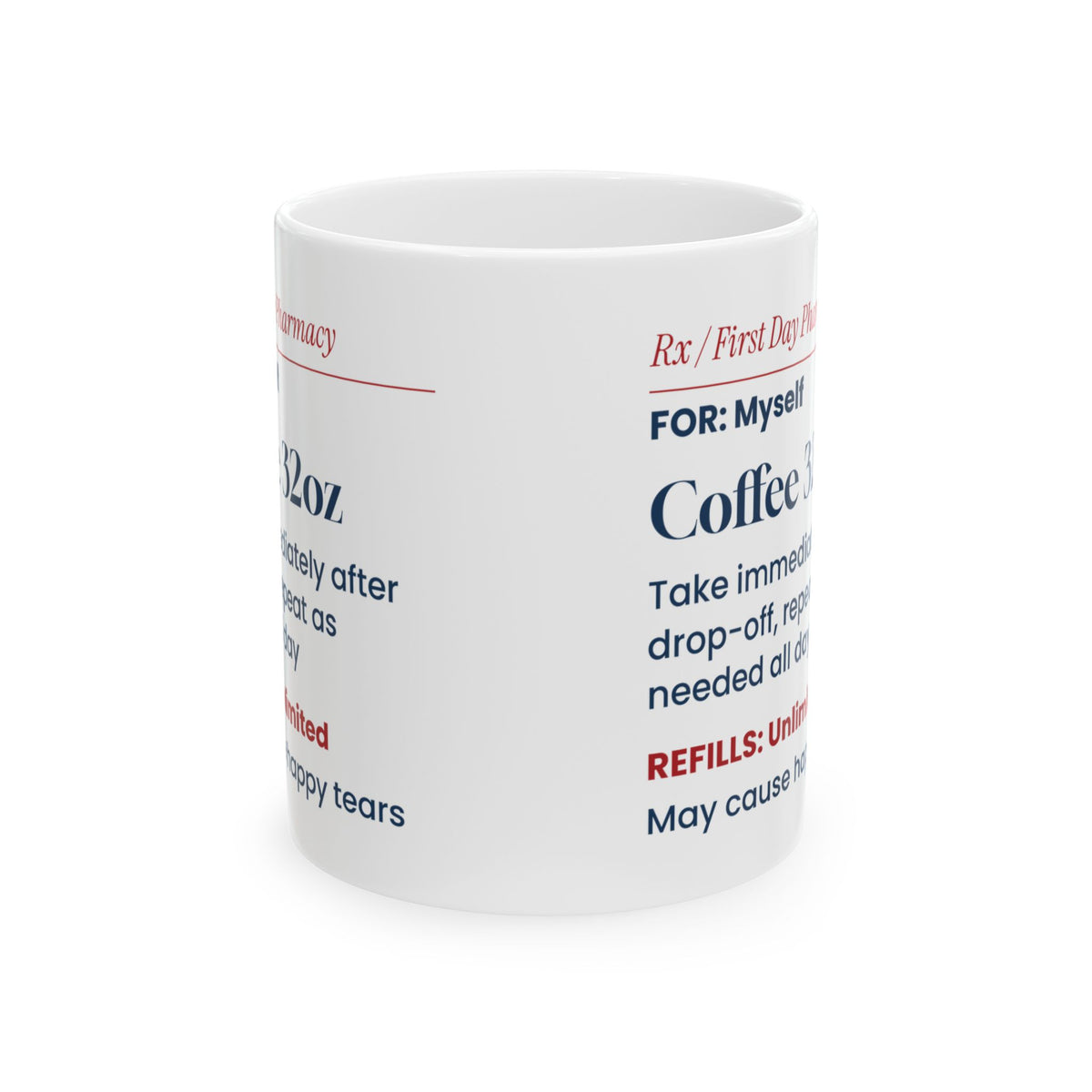 Rx Coffee After Drop-Off Back to School Mug