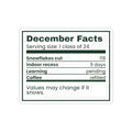Funny Christmas Sticker December Facts Indoor Recess 9 Days