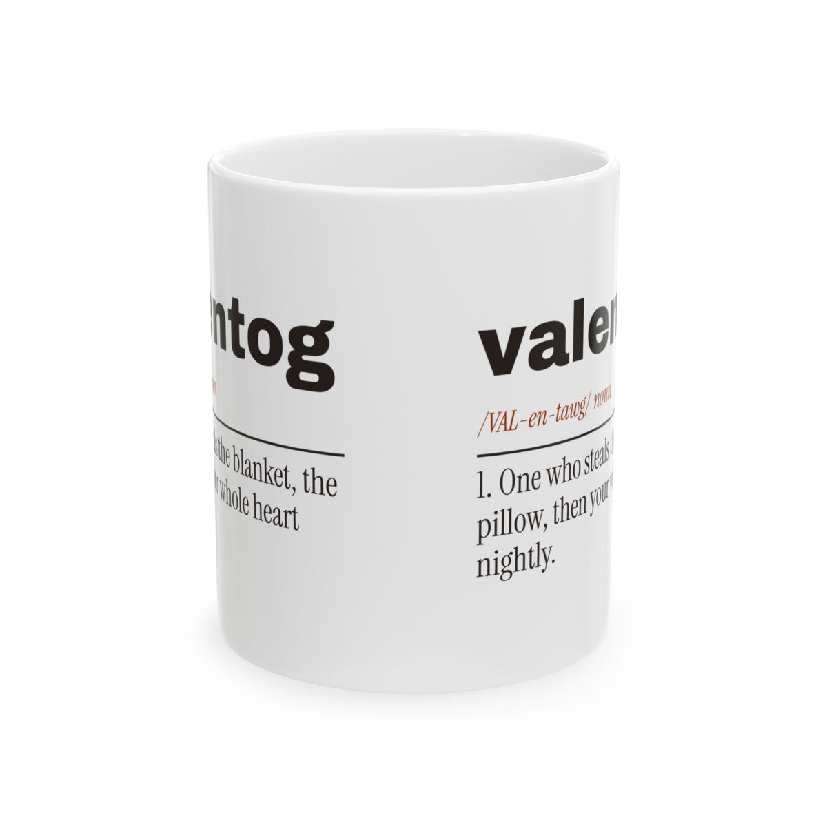 Funny Dog Coffee Mug Valentog Steals Blankets And Hearts For Dog Lovers