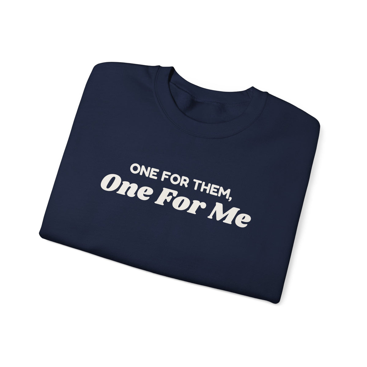 Funny Christmas Shopping Sweatshirt One For Them One For Me