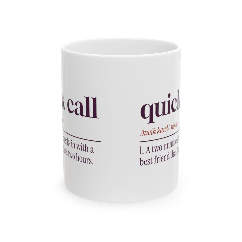 Funny Bestie Coffee Mug Quick Call Dictionary Definition For BFF