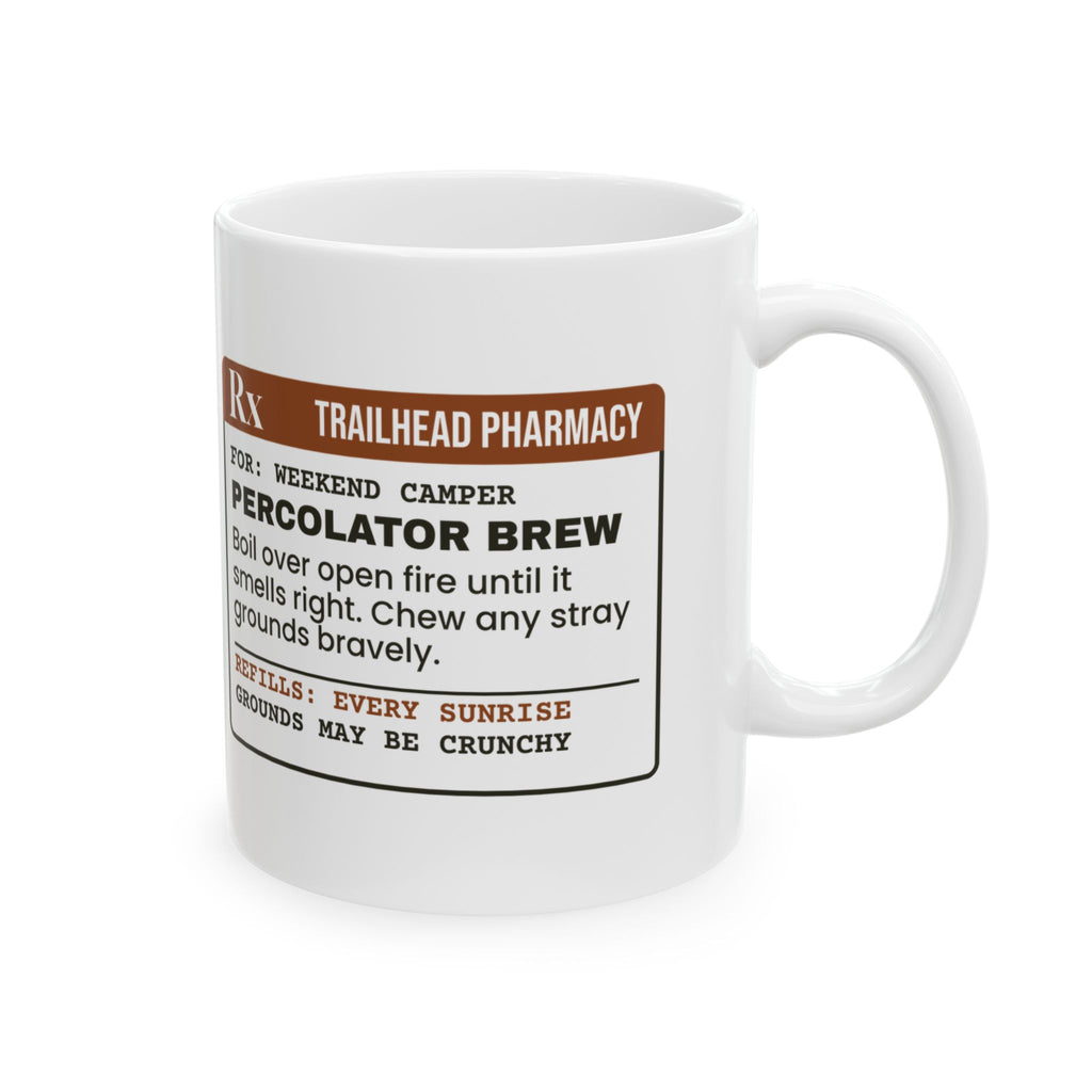 Funny Camping Mug Percolator Brew Prescription For Campers