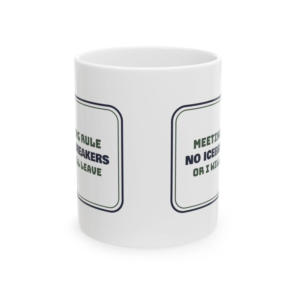 Funny Introvert Coffee Mug No Icebreakers Sign For Introverts At Work