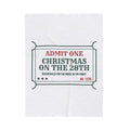 Funny Christmas Nurse Throw Blanket Celebrating Christmas On The 28th