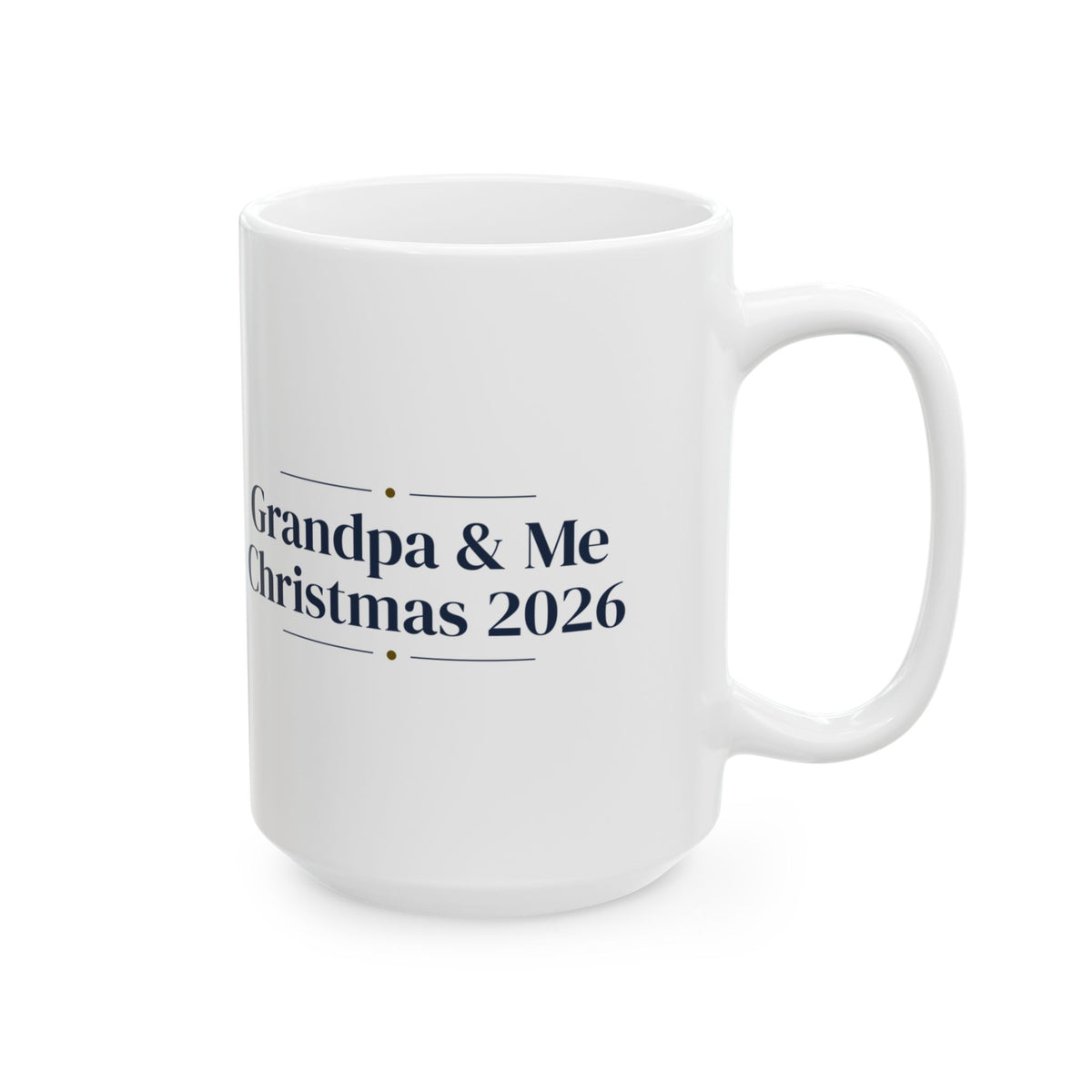 Christmas Coffee Mug For Grandpa Grandpa And Me 2026