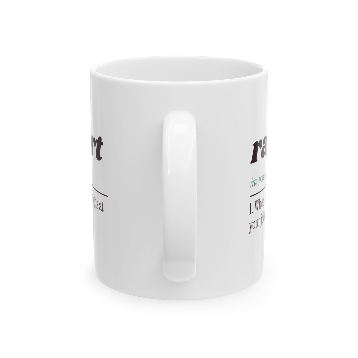 Funny Therapist Coffee Mug Rapport Dictionary Definition