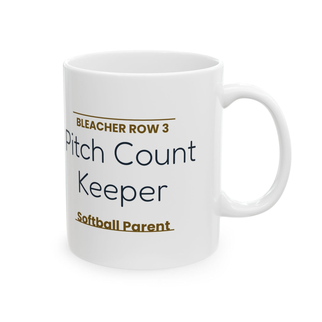 Funny Softball Coffee Mug Pitch Count Keeper For Softball Parents