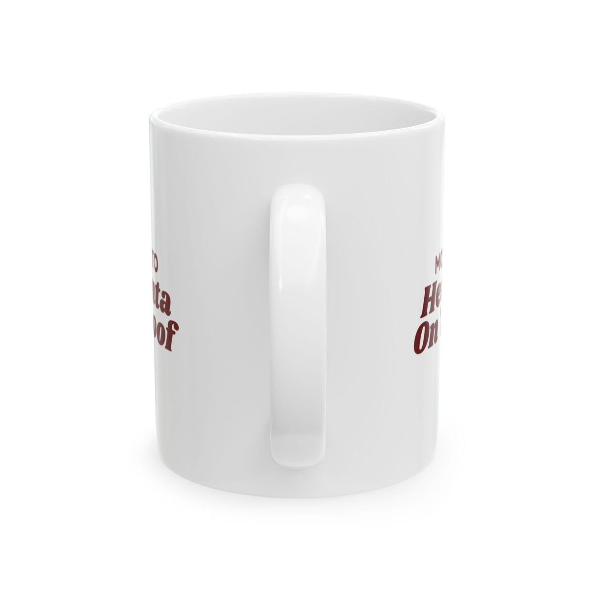 Funny Christmas Family Coffee Mug Most Likely To Hear Santa On The Roof