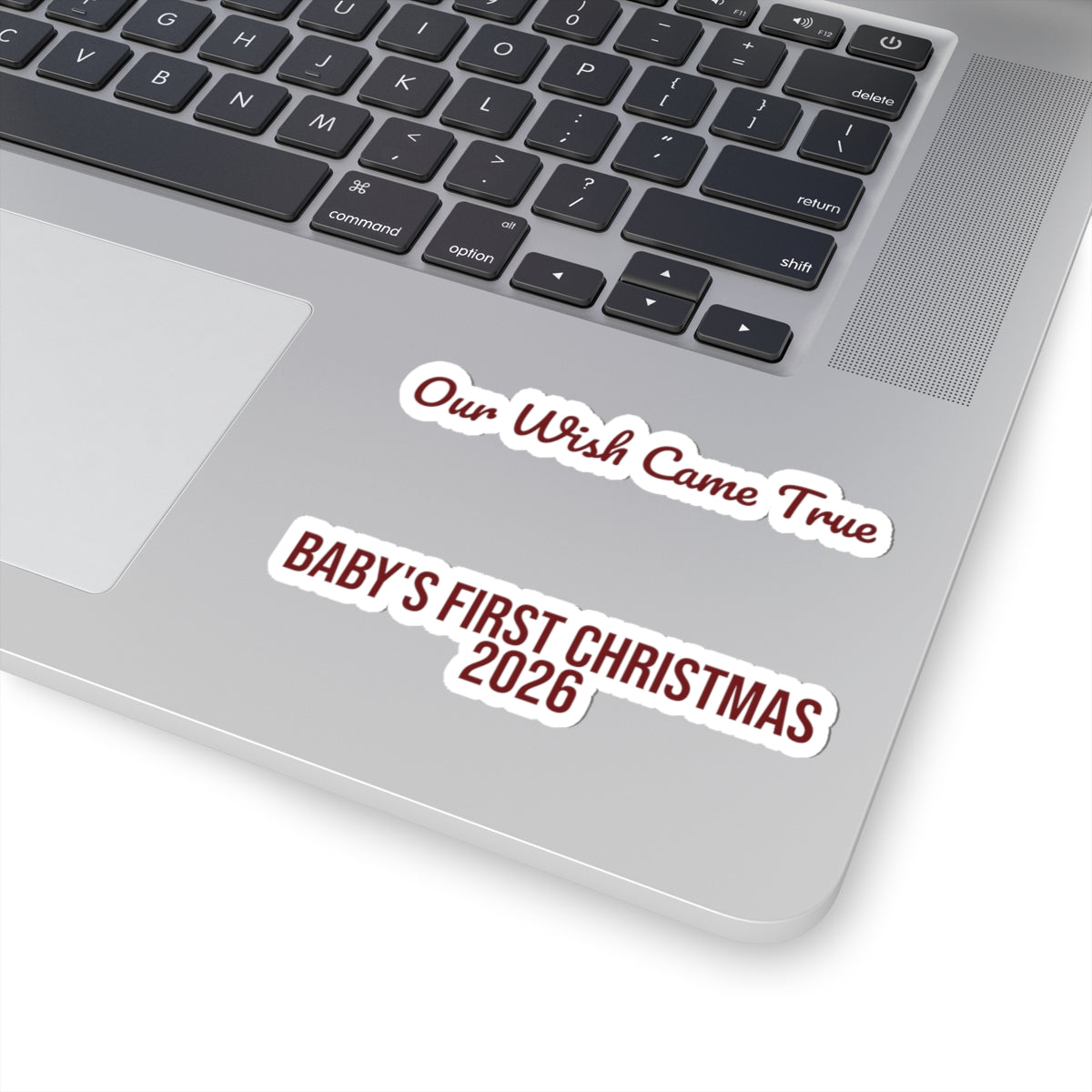 Christmas Sticker Our Wish Came True Baby's First Christmas 2026