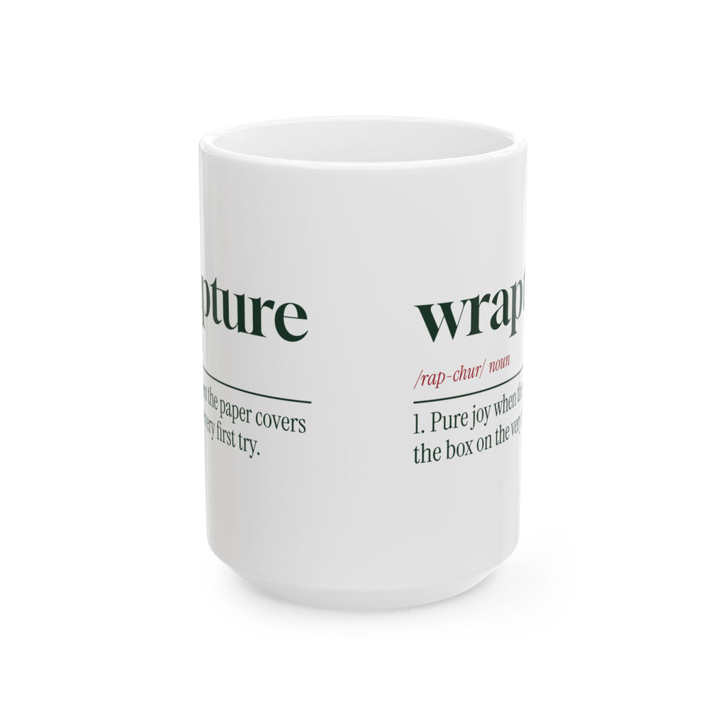 Funny Christmas Wrapping Paper Coffee Mug Wrapture Definition