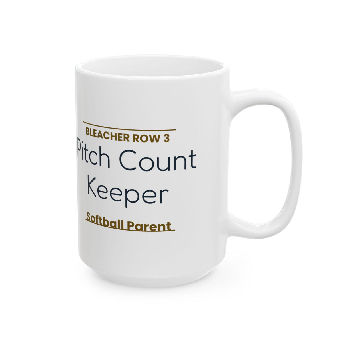 Funny Softball Coffee Mug Pitch Count Keeper For Softball Parents