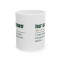 Four-Leaf Clover Rarer than a Reply Coffee Mug