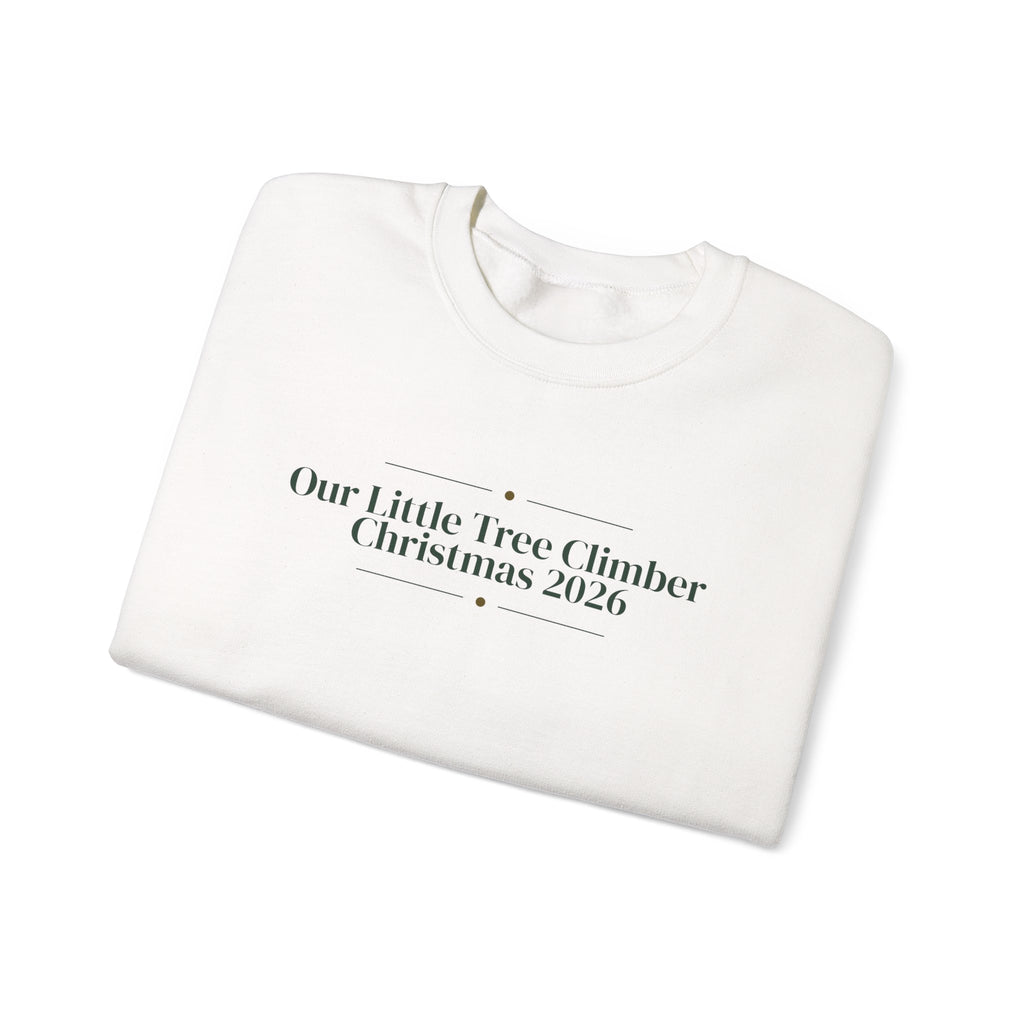Christmas Cat Sweatshirt Our Little Tree Climber Christmas 2026