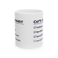 Cat Mug On My Schedule Funny Pet Dad Coffee Cup