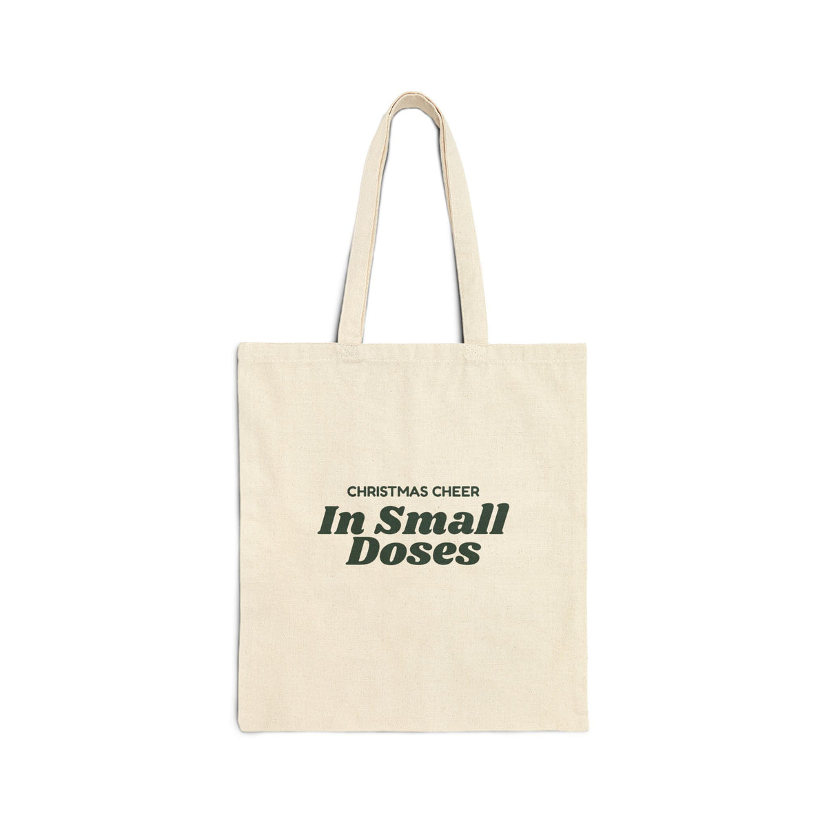 Funny Introvert Christmas Tote Bag Christmas Cheer In Small Doses