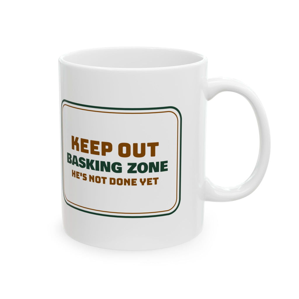 Reptile Coffee Mug Basking Zone Keep Out For Dad