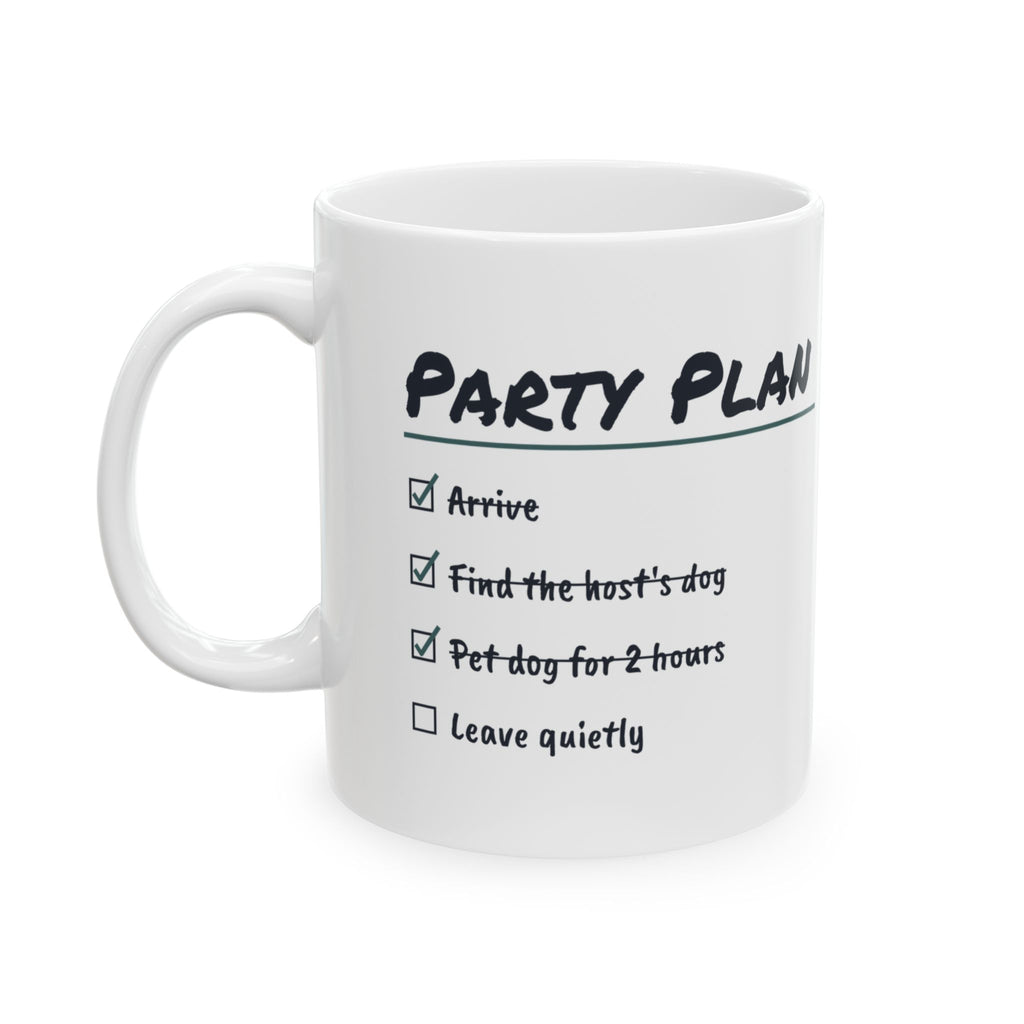 Funny Introvert Coffee Mug Party Plan Find The Host's Dog