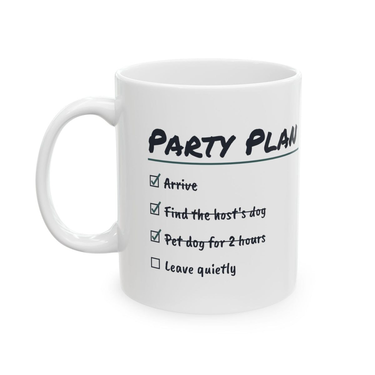 Funny Introvert Coffee Mug Party Plan Find The Host's Dog