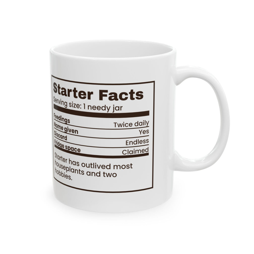 Sourdough Coffee Mug My Starter Has A Name Funny Bread Baker Label
