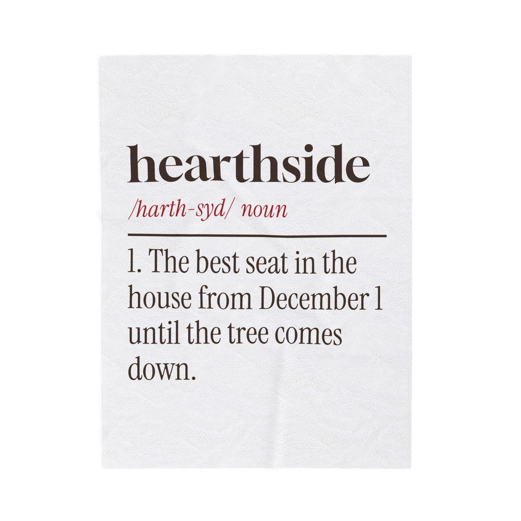 Christmas Throw Blanket Hearthside Dictionary Definition