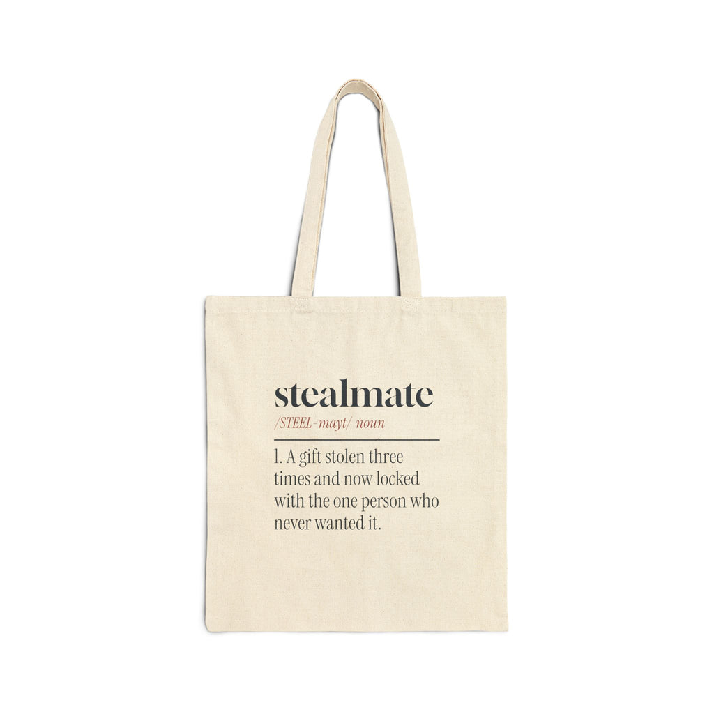 Funny White Elephant Tote Bag Stealmate Locked With The Wrong Person