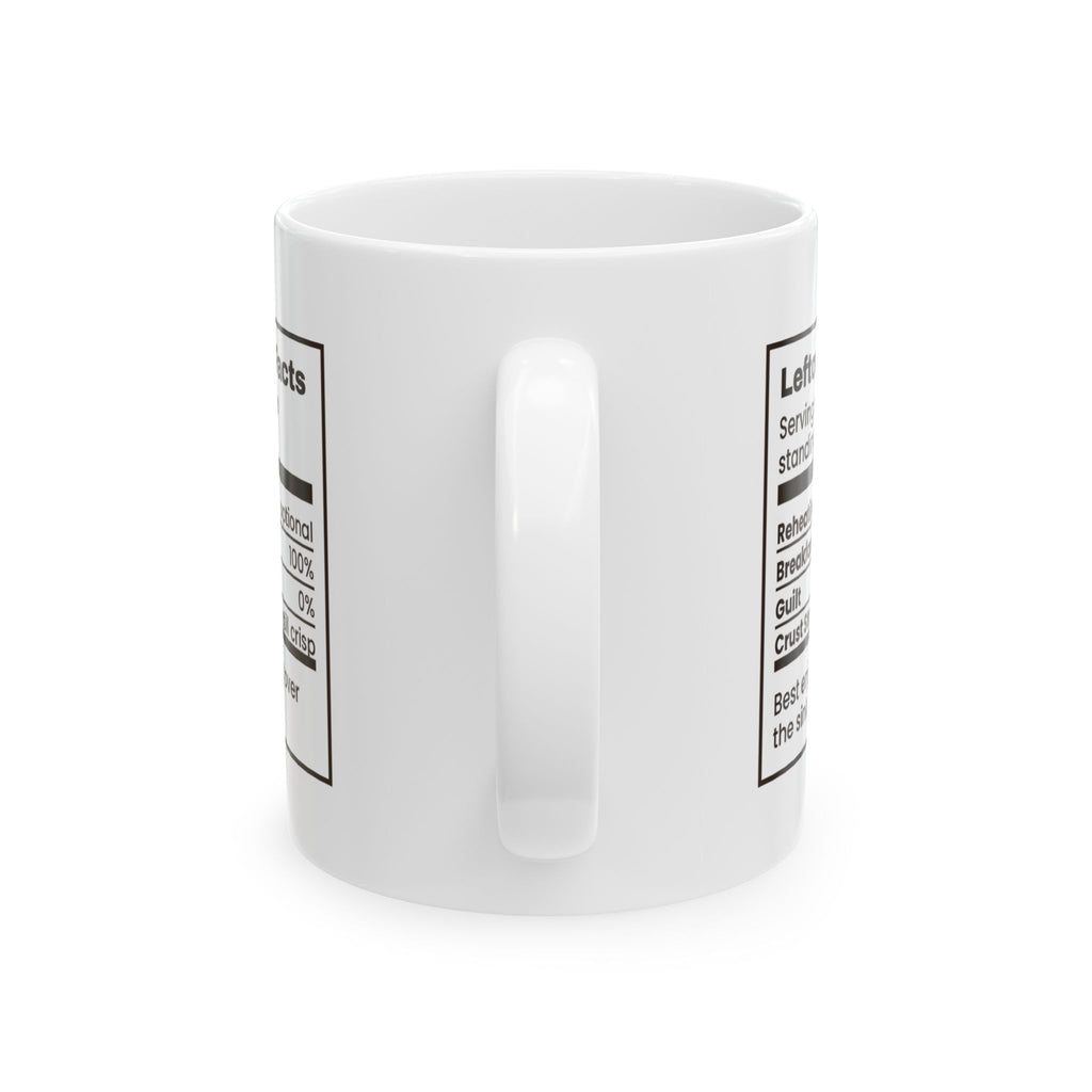 Leftover Pizza Facts Coffee Mug For Breakfast Lovers