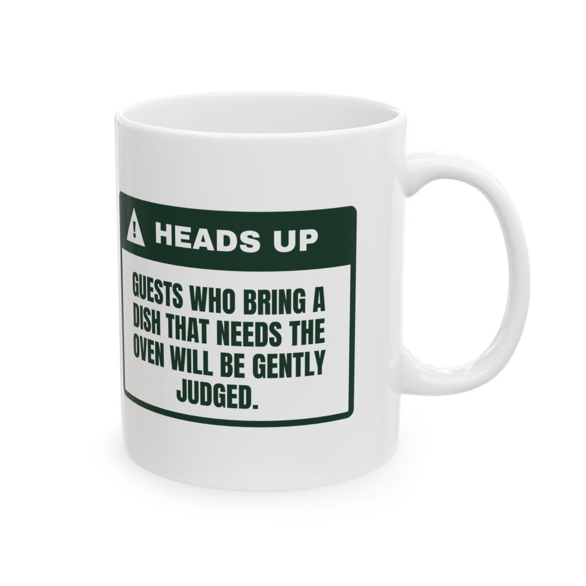 Funny Christmas Host Coffee Mug Brought A Dish That Needs The Oven