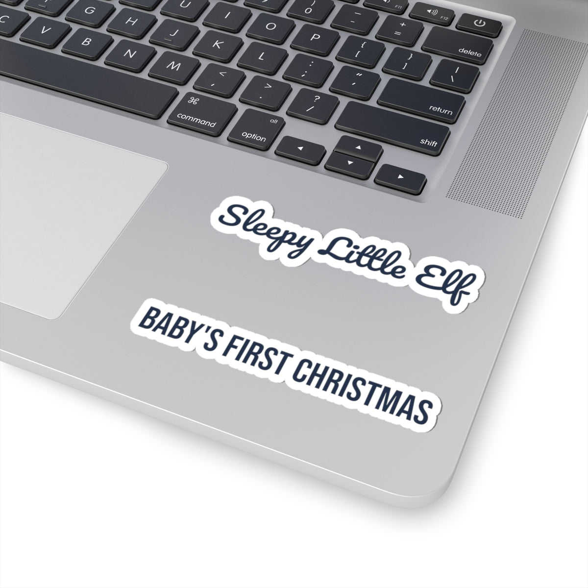 Christmas Sticker Sleepy Little Elf Baby's First Christmas