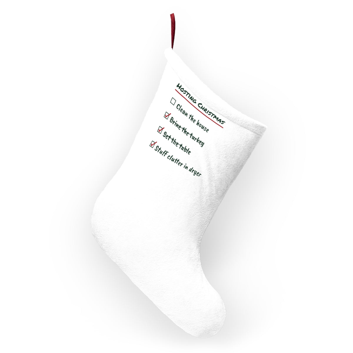 Funny Christmas Stocking Hosting Christmas Checklist For Hosts