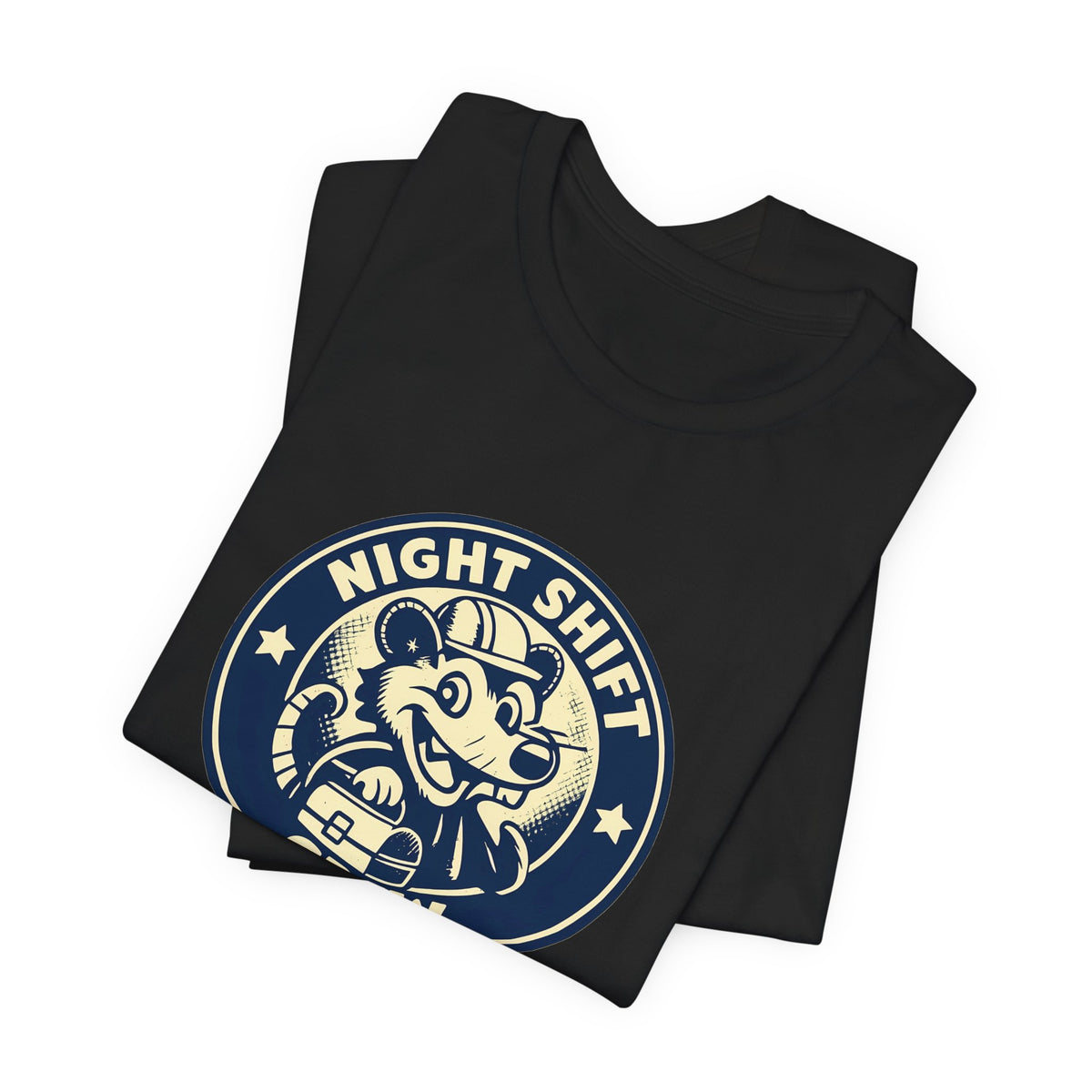 Night Shift Crew Funny Retro Possum Night Shift Worker Shirt