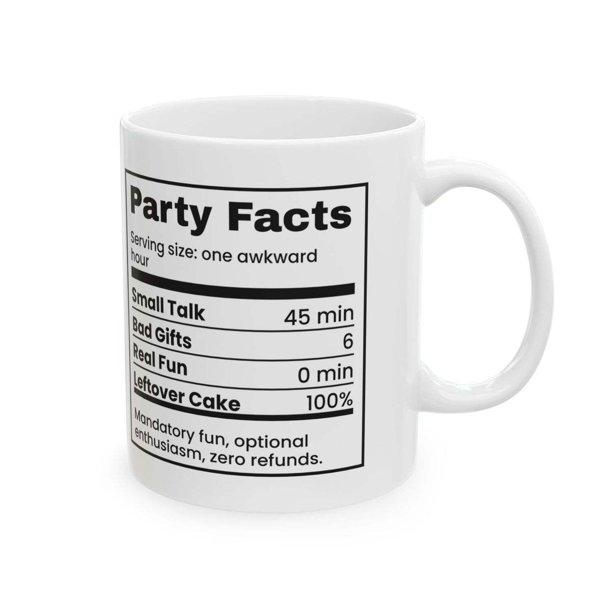 White Elephant Coffee Mug Real Fun 0 Min For Coworkers