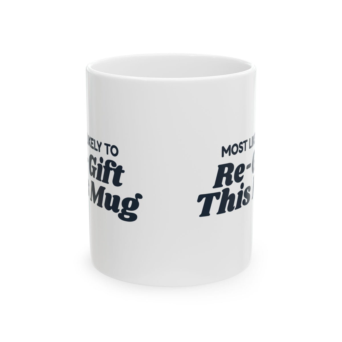 Funny Christmas Family Coffee Mug Most Likely To Regift This Mug