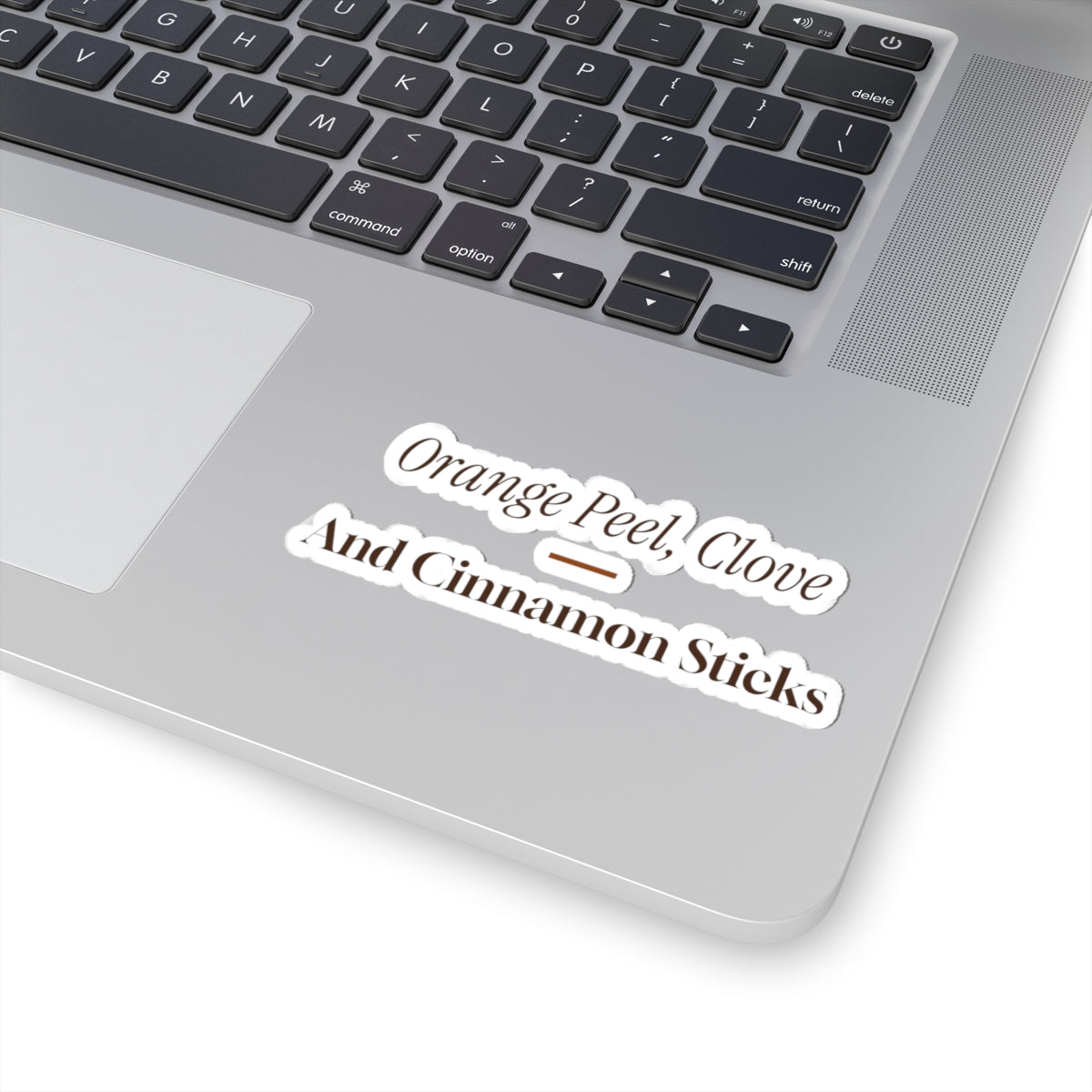 Christmas Sticker Orange Peel Clove And Cinnamon Sticks Cozy Cup
