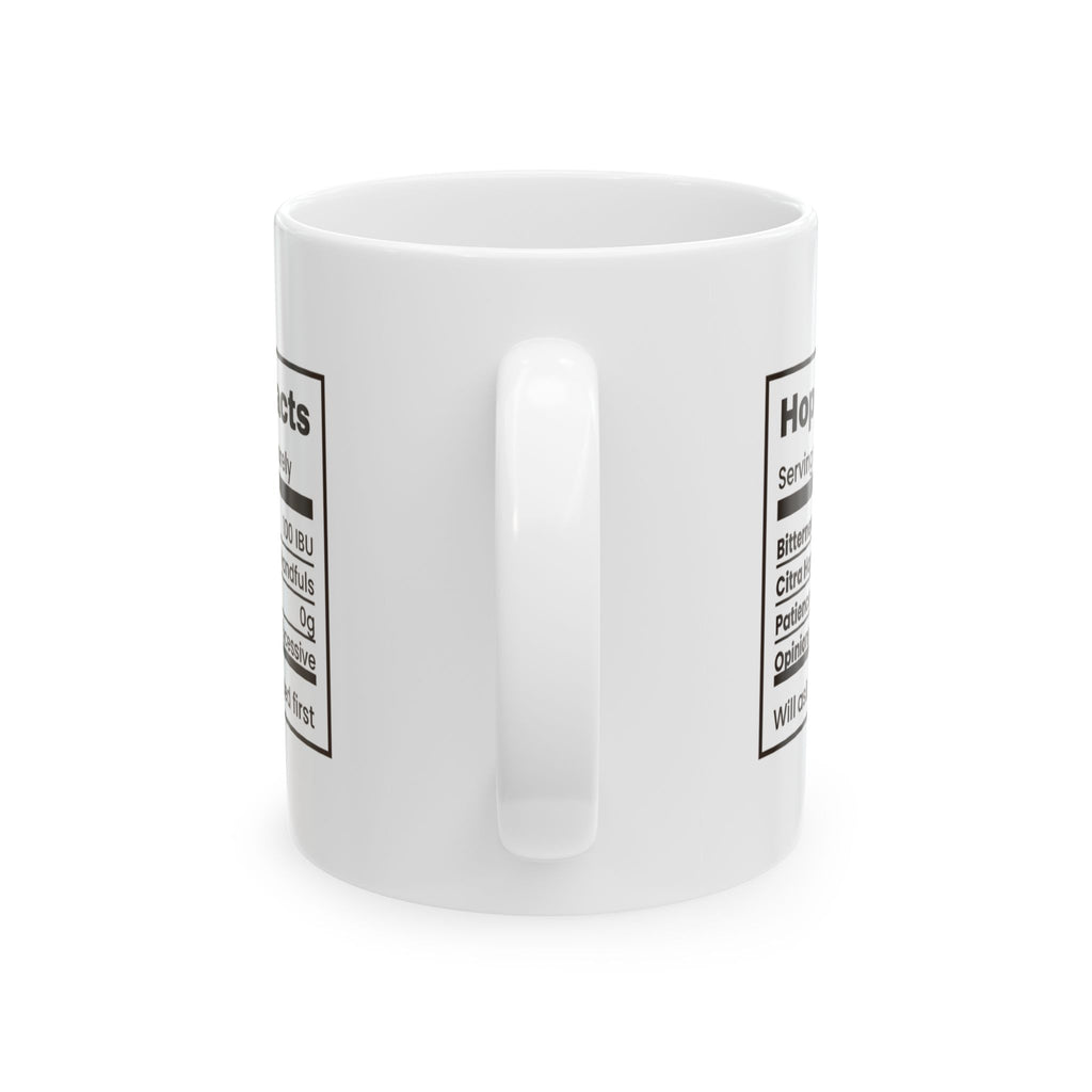 Craft Beer Coffee Mug Hop Head Facts For Beer Lovers