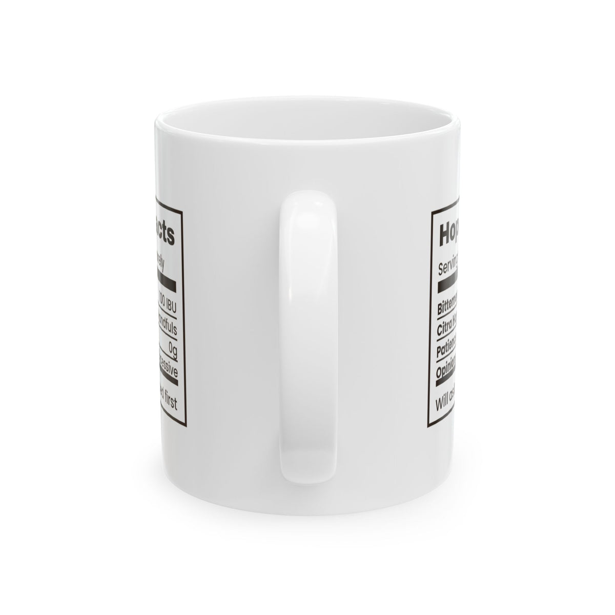 Craft Beer Coffee Mug Hop Head Facts For Beer Lovers