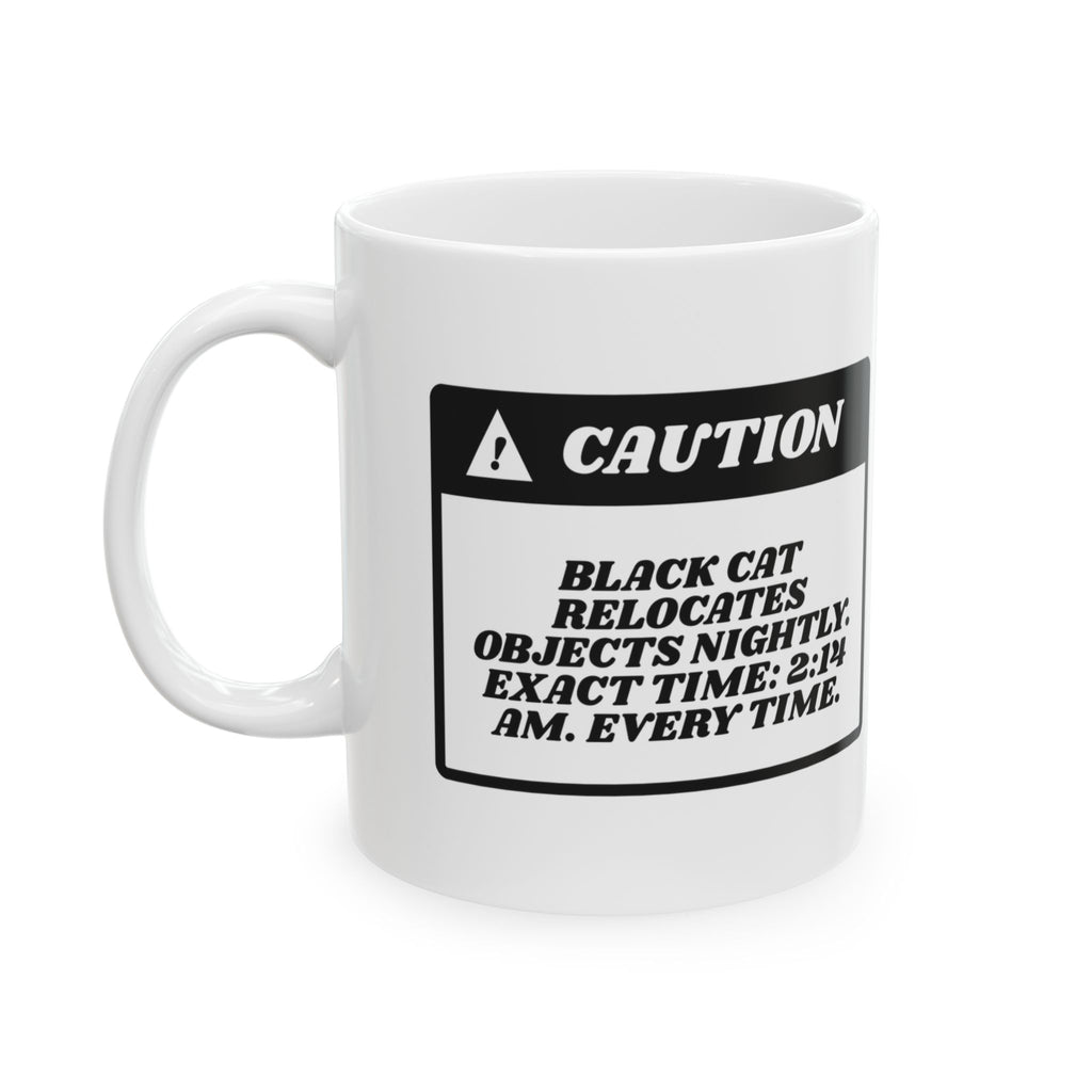 Funny Cat Mug Cat Relocation Warning Nightly Moves For Cat Lovers