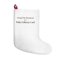 Funny Winter Christmas Stocking Scraped The Windshield With A Library Card