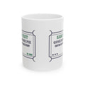 Funny Introvert Christmas Coffee Mug Gone Before Pie Early Exit Ticket