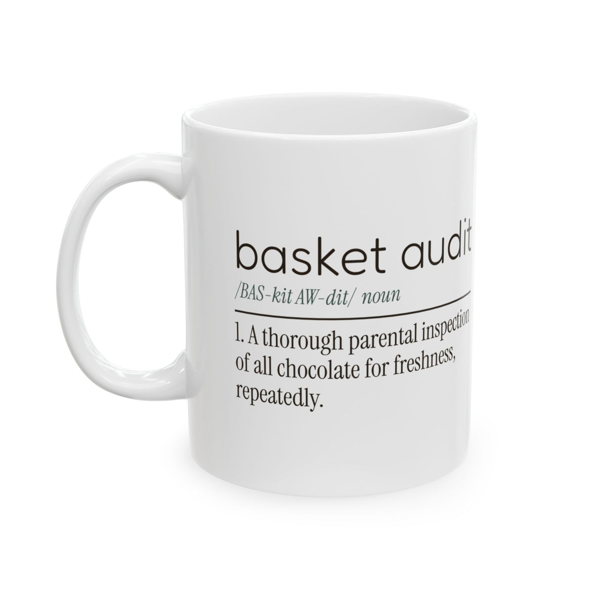 Funny Easter Basket Audit Coffee Mug For Candy Stealing Parents