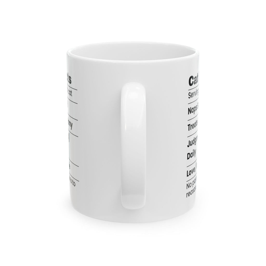 Funny Cat Dad Mug Cat Dad Facts Judgment Received Daily