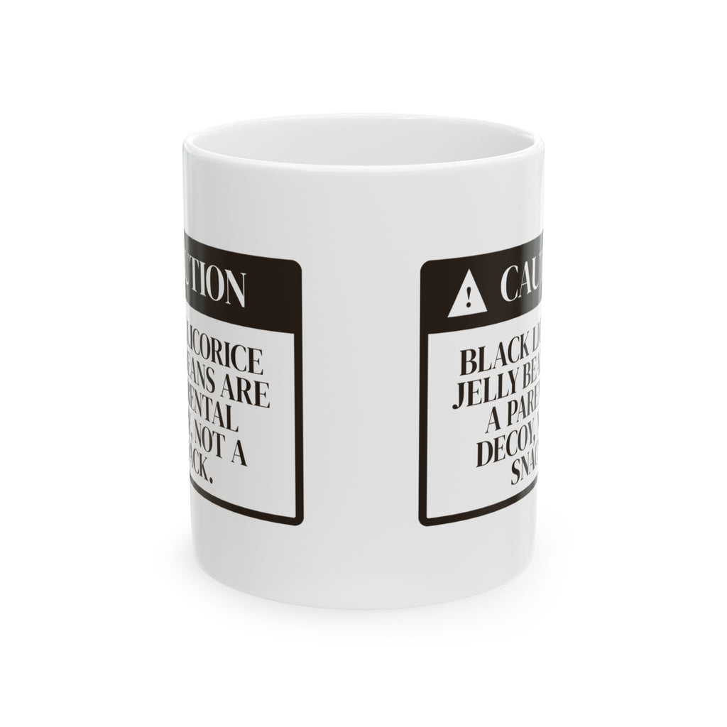 Funny Easter Jelly Bean Caution Coffee Mug For Parents