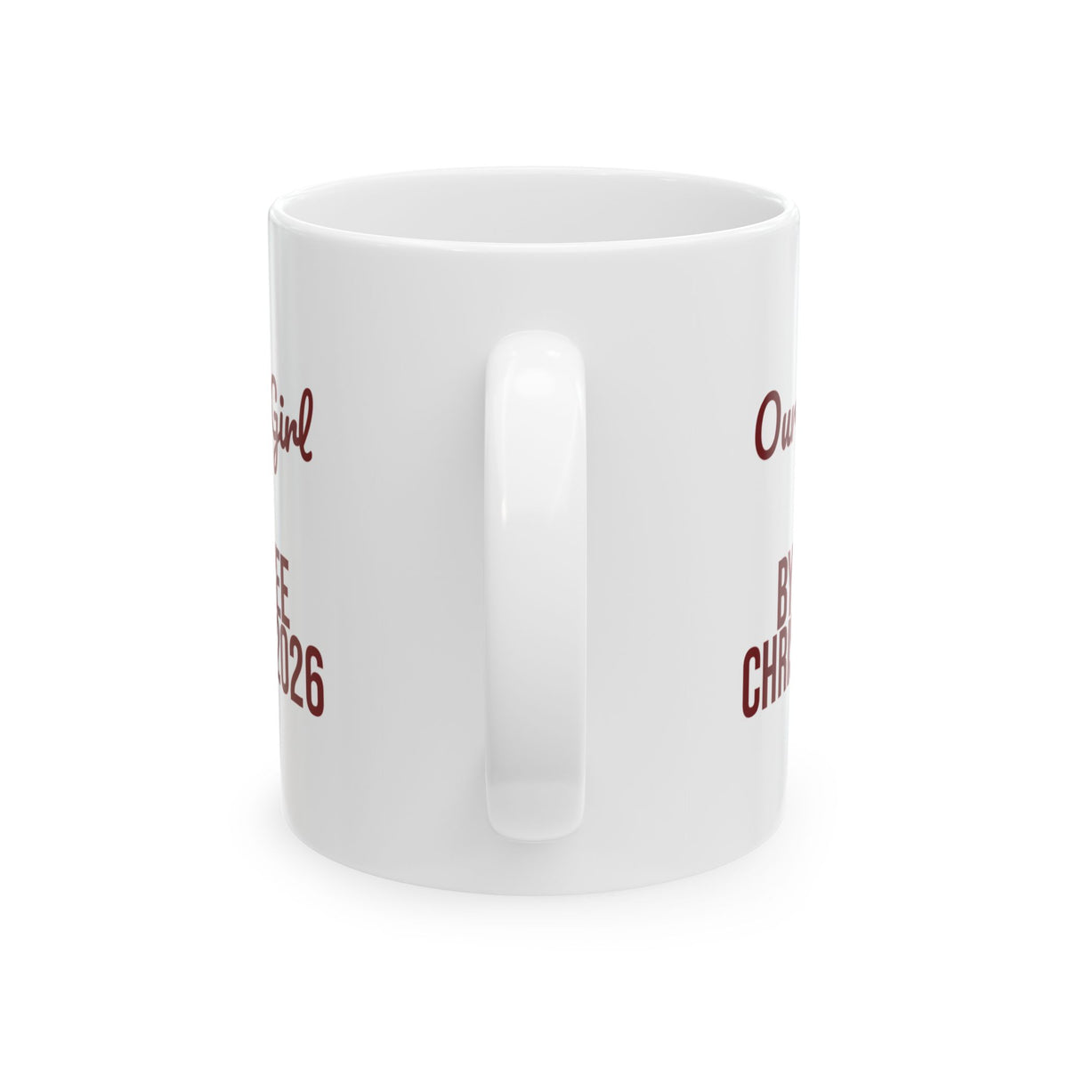 Christmas Coffee Mug Our Good Girl By The Tree 2026 For Dog Moms