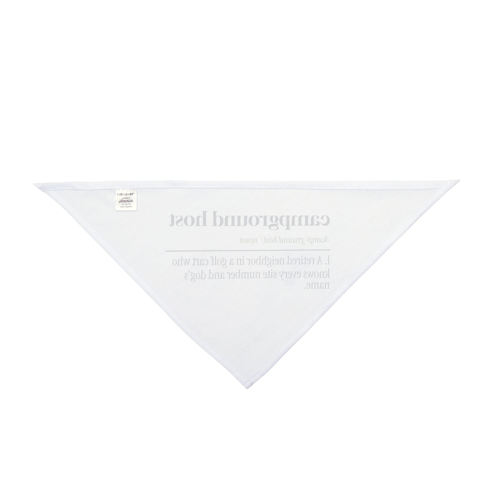 Camping Dog Bandana Campground Host Definition For Camp Hosts
