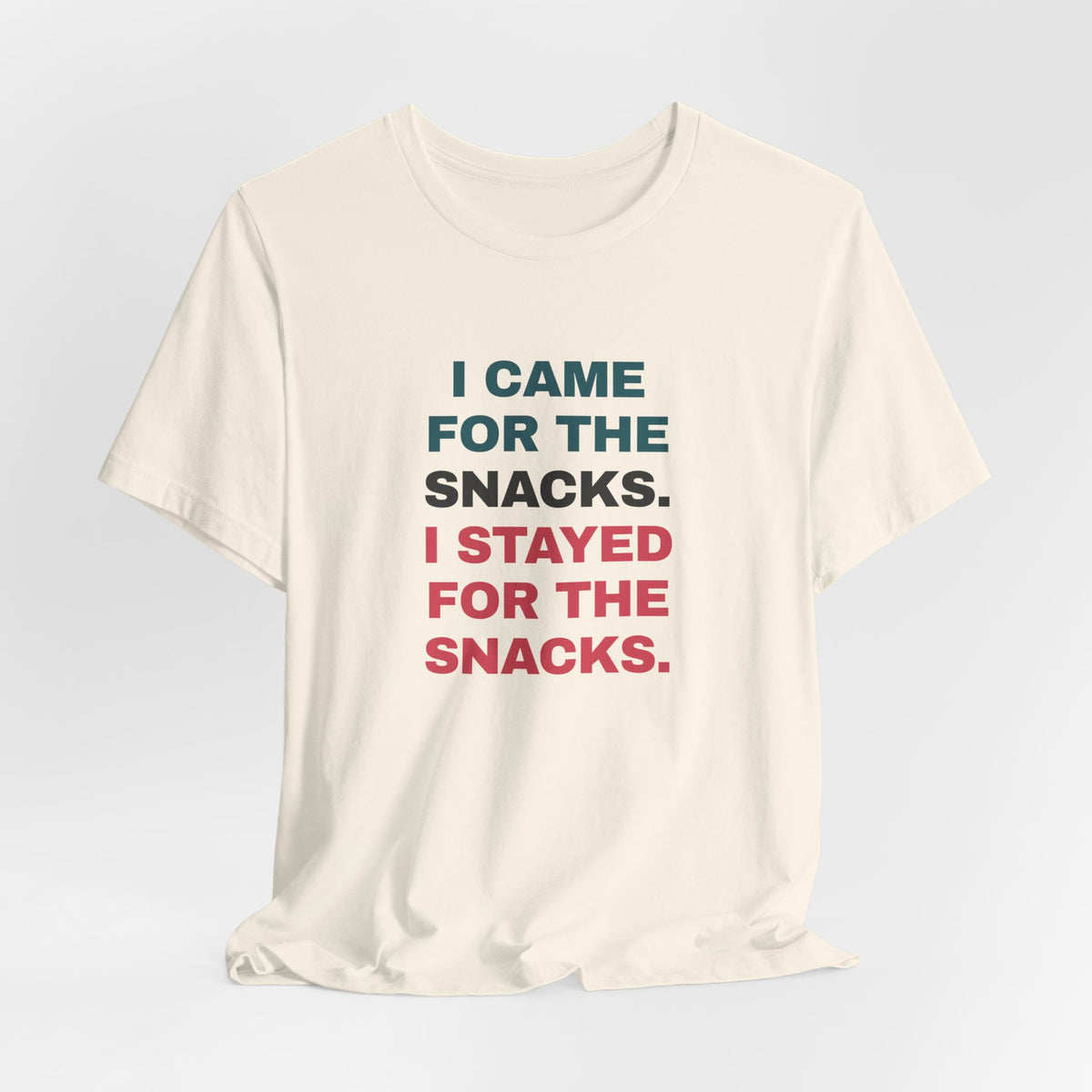 Funny Snack Lover Shirt I Came For The Snacks