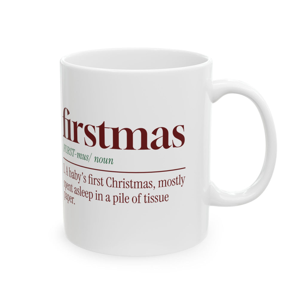 Christmas Coffee Mug Firstmas Dictionary Definition New Baby
