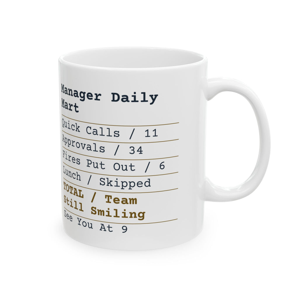 Funny Boss Coffee Mug Manager Receipt For Bosses And Managers