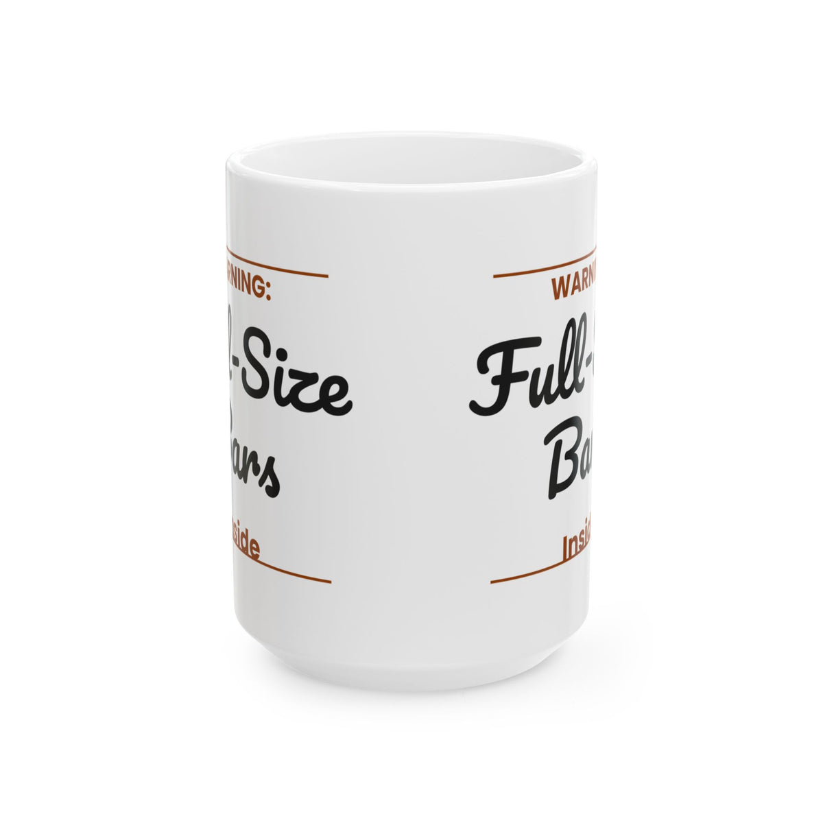 Funny Halloween Coffee Mug Full Size Candy Bars Sign For Candy Fans