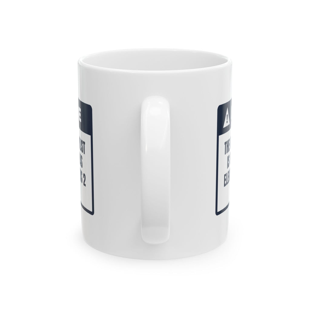 Funny Office Christmas Coffee Mug Office Playlist Eleven Songs Notice