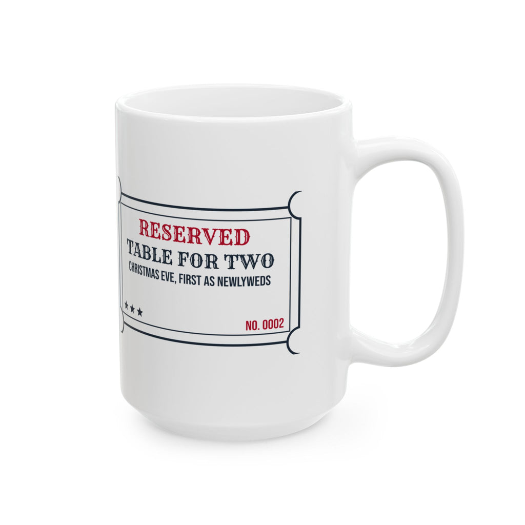 Christmas Coffee Mug Table For Two Christmas Eve 2026 Newlyweds