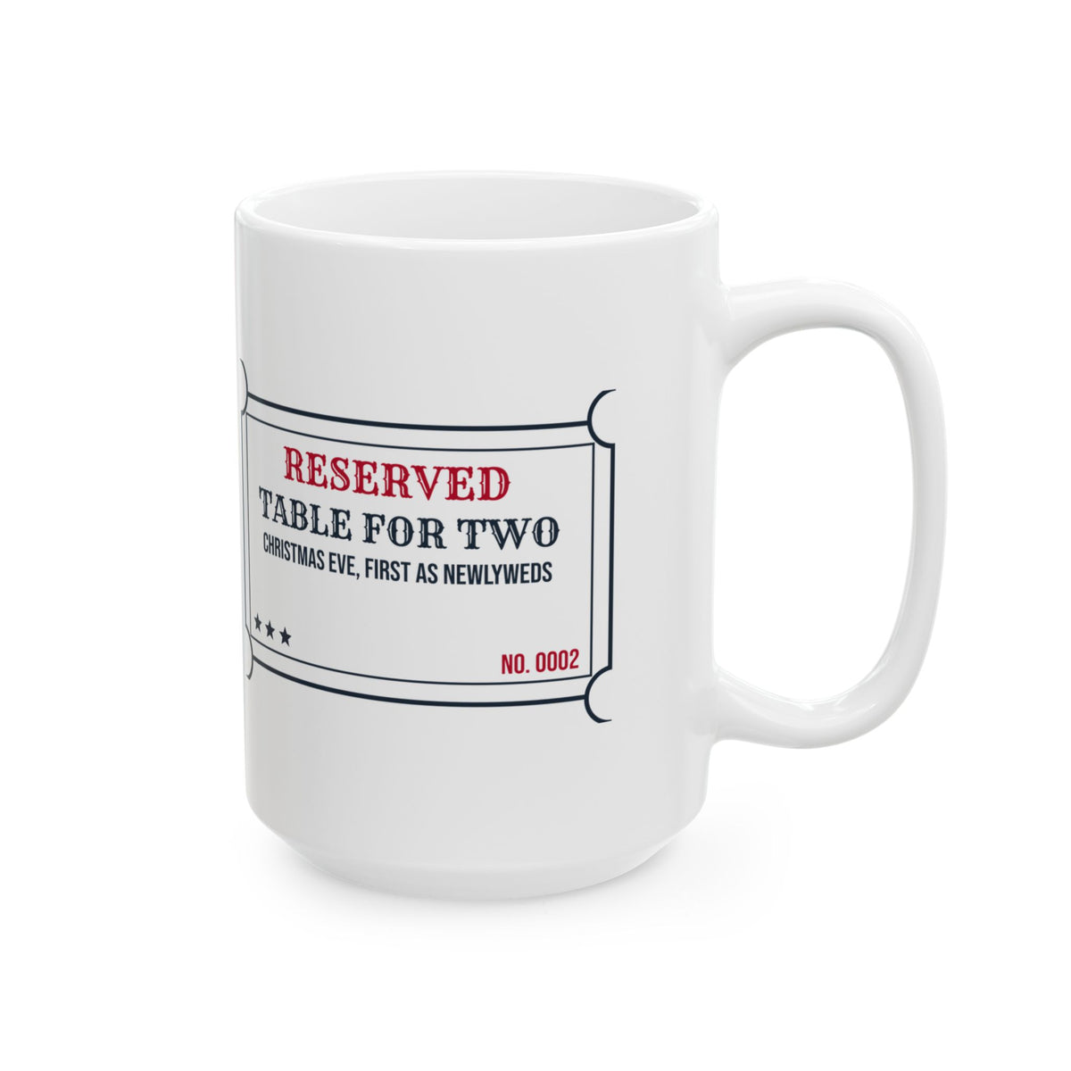 Christmas Coffee Mug Table For Two Christmas Eve 2026 Newlyweds